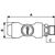 PREVOST Sicherheits-Schnellkupplung Gehäuse aus Verbundwerkstoff, G1/4 Stecker, Mit Gewinde British Standard 6