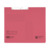 ELBA Pendelhefter Zweifalz A4, aus 320 g/m² Manilakarton (RC), für ca. 200 DIN A4-Blätter, für kaufmännische und Amtsheftung, Schlitzstanzung im Rückendeckel, rot