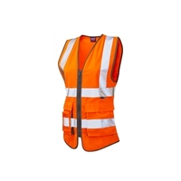 Lynmouth Ladies Hi-vis Waistcoat Orange 5XL-6XL - Size 2XL (18)