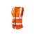 Lynmouth Ladies Hi-vis Waistcoat Orange 5XL-6XL - Size S (10)