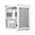 COOLER MASTER Ház Mid ATX QUBE 500 FLATPACK WHITE EDITION, 1db Ventilátorral, Tápegység nélkül, fehér