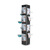 FlexiSlot®-Präsentationstower „York“ | világosszürke, hasonló mint. RAL 7035