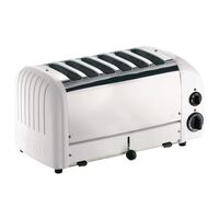 Dualit Toaster 60146 weiß 6 Schlitze