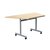 Jemini Trap Tilt Table 1600 x 800mm Maple/Silver KF822561