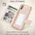 NALIA Wallet Cover compatibile con iPhone X/XS Custodia, Protettiva Copertura con Specchio & Slot per Schede & Chiusura Magnetica Brillantini PU Pelle Hardcase Bumper Resistente...
