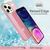 NALIA Robuste Glitzerhülle für iPhone 13 Pro Max, Stoßfeste Glänzende Glitzer Schutzhülle Verstärkte Silikonhülle Pink