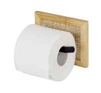 WENKO Toilettenpapierhalter Allegre, Aus Bambus und Rattan
