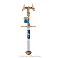 Standrohr, NW50/50, mit Wasserzähler Qn2,5 und 4x Zapfventil 1"