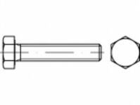 TOOLCRAFT TO-5366787 hatlapfejű csavar M10 100 mm külső hatlap ISO 4017 rozsdamentes acél A2 50 db