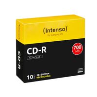 CD-R 700Mb 52x slimcase (10) INT-1001622, 52x, CD-R, 700 MB, Slimcase, 10 pc(s)