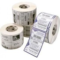 LABEL, POLYESTER, 76X25MM 2 rolls/box MOQ 1, THERMAL TRANSFER, Z-ULTIMATE 3000T WHITE, COATED, PERMANENT ADHESIVE, 76MM CORE, RFID Druckeretiketten