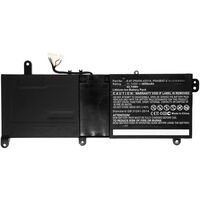 Laptop Battery for Clevo 42.74Wh Li-ion 11.1V 3850mAh Black 42.74Wh Li-ion 11.1V 3850mAh Black for CLEVO Notebook, Laptop P640HJ, Batterien