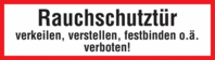 Brandschutzschild - Rot/Schwarz, 7.4 x 21 cm, Folie, Selbstklebend, B-957, Text