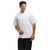 Whites Boston Unisex Short Sleeve Chefs Jacket with Press Studs in White - XS