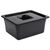 Vogue 1/2 Gastronorm Container Made of Polycarbonate in Black - 8.8L