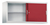 C+P Stahl-Schiebetürenschrank Acurado-2000, H790B1600T500 mm, Lichtgrau/Rubinrot