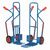 Fetra tubular steel sack truck with stair glides, fixed & folding toe plates