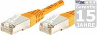 Patchkabel Cat. 6, F/UTP, PoE+, orange, 25,0 m