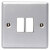 Masterplug MC542-01 Metal Clad 2-Way 2-Gang Light Switch
