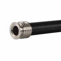 Tubi per vuoto in PTFE con piccole flange in acciaio inox KF