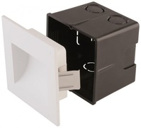 EVN LED Wandleuchte -quad. - P654030102 weiß -IP65 -2W -350mA 3000K -120lm