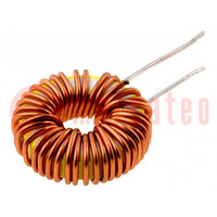 Inductor: wire; THT; 64uH; 5A; 60mΩ