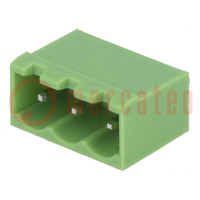 Pluggable terminal block; Contacts ph: 5.08mm; ways: 3; straight