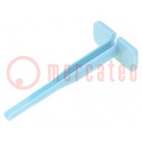 Tool: for removal; Type: E-seal; light-blue; 18AWG÷16AWG
