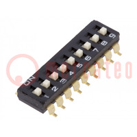 Switch: DIP-SWITCH; Poles number: 9; ON-OFF; 0.025A/24VDC; Pos: 2