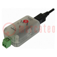 Konverter; RS485/USB; Portanzahl: 1; 115,2kbps; 56x31x25mm; 0÷50°C