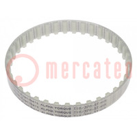 Timing belt; T10; W: 16mm; H: 4.5mm; Lw: 370mm; Tooth height: 2.5mm