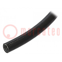 Protective tube; Size: 26; galvanised steel; -55÷105°C; HFX; IP67