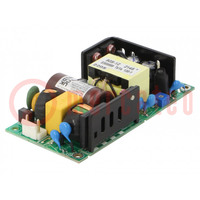 Power supply: switched-mode; open; 80W; 120÷370VDC; 90÷264VAC