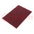 Cleaning cloth: micro abrasives material; 158x224mm; brown