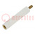 Insulating sleeve; Int.thread: M2,5; L: 30mm; UL94V-2; Body: white