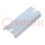 DIN rail; steel; W: 35mm; L: 80mm; ZP909060; Plating: zinc
