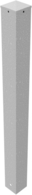 Modellbeispiel: Absperrpfosten -Bollard- 100 x 100 mm (Art. 40100)