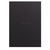 Művészeti rajztömb Clairefontaine Rhodia Touch A/5 50 lap 120g tűzött fekete sima