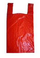 Plastic Bags - Bags - Red Carrier (h)533 x (w)279 x (g)150mm