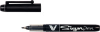 Fineliner V-Sign Pen, kontinunierlicher Tintenfluss, 2.0mm (M), Schwarz