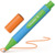 Kugelschreiber Slider Link-It, Kappenmodell, XB, orange, Schaftfarbe: cyan