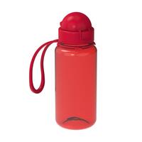 Artikelbild Drinking bottle "Junior", 400 ml incl. strap, transparent-red/standard-red