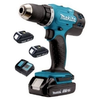 PERCEUSE-VISSEUSE SANS FIL MAKITA DDF453SYX4 18 V 1.5 AH LI-ION + BATTERIE, + 2 BATTERIES