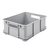 KEEEPER BOÎTE DE RANGEMENT EURO-BOX, COLLECTION BRUNO ECO, TAILLE L, 43 X 35 X 17,5, ECO GRIS KEE1227