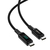 ACEFAST CÂBLE USB-C VERS USB-C C6-03 AVEC AFFICHAGE, 100 W, 2 M (NOIR) C6-03 BLACK