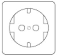 Steckdose 1f or glz DELTAi-system UP IP20