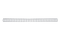 Drahtbinderücken WireBind, A4, Nr. 4, 6 mm, 100 Stück, silber