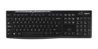 Logitech Wireless Keyboard K270 tastiera RF Wireless QWERTY Inglese UK Nero