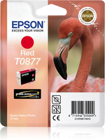 Epson Flamingo inktpatroon Red T0877 Ultra Gloss High-Gloss 2