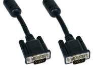 Cables Direct 10m SVGA VGA cable VGA (D-Sub) Black,Chrome
